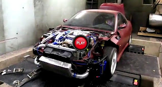 VIDEO: una Fiat Coupè con il motore di una Mitsubishi 3000GT da 1’000 cv