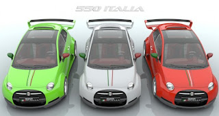 Lazzarini Design Studio 550 Italia: una 500 con un V8 Ferrari