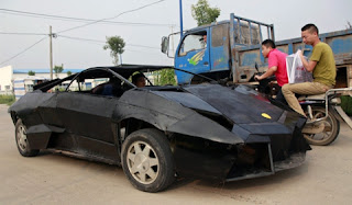 Lamborghini Reveton: un contadino cinese prova a replicarla (VIDEO)
