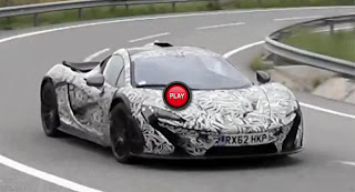 McLaren P1: video spia su strada