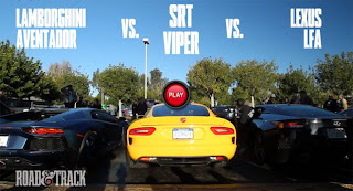 Ascolta e decidi: SRT Viper, Lamborghini Aventador, Lexus LF-A