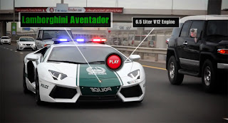 Le auto della polizia di Dubai (VIDEO)