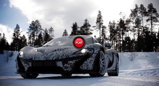 McLaren P1: video dei test sulla neve