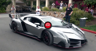 Lamborghini Veneno su strada (VIDEO)
