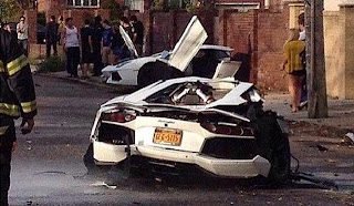 Lamborghini Aventador incidente