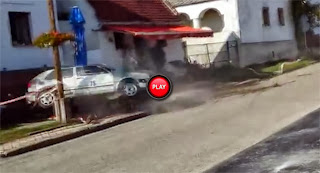Brutto incidente durante un rally in Ungheria (VIDEO)