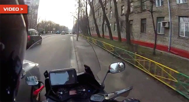Un brutto incidente in moto (VIDEO)