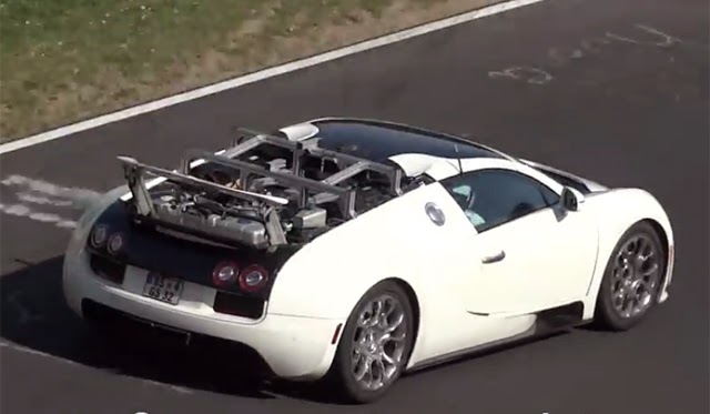 Una silenziosa Bugatti al Nurburgring (VIDEO)