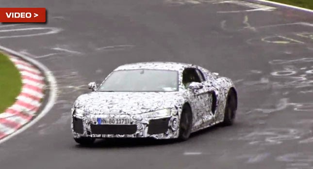 La nuova Audi R8 è al Nurburgring (VIDEO)