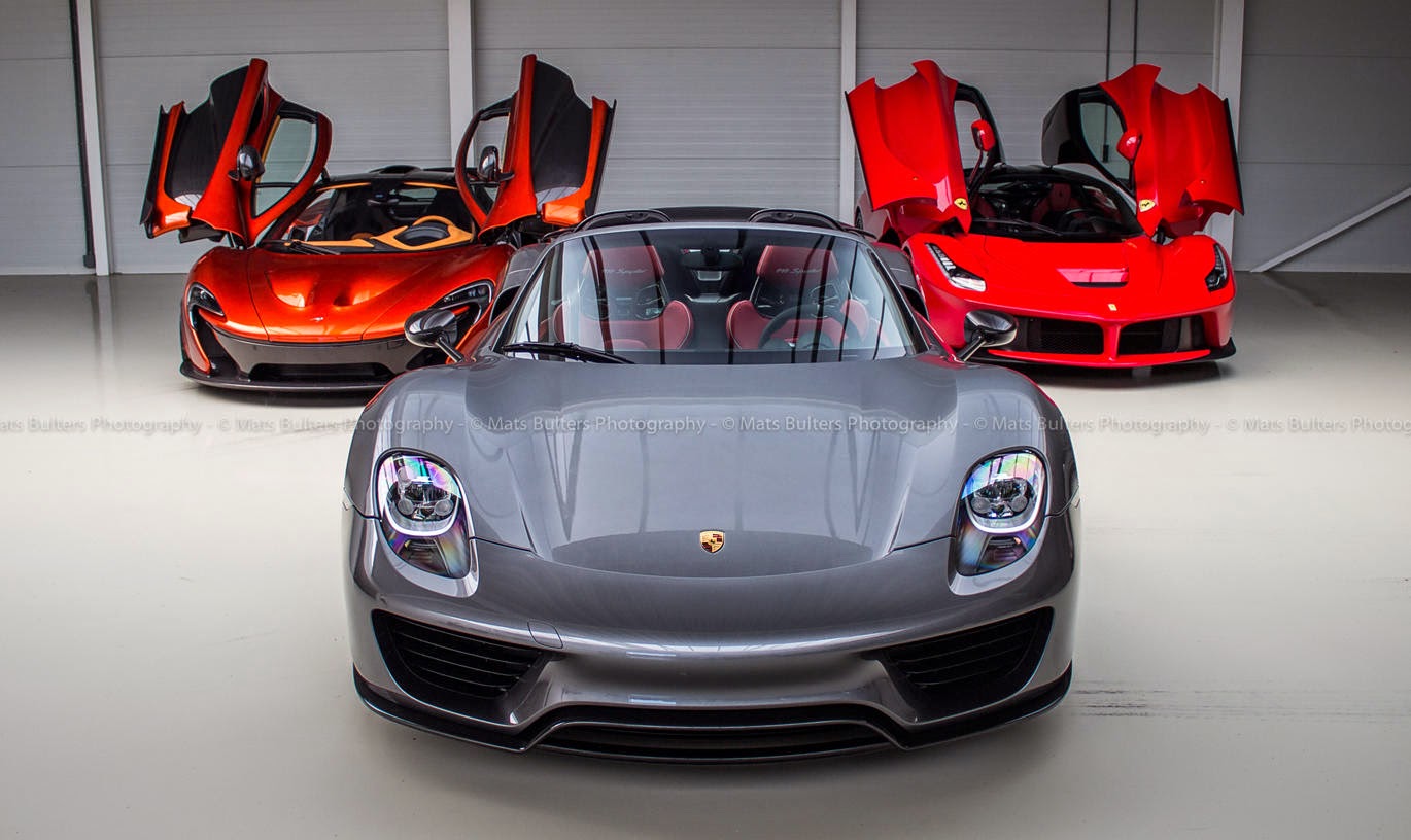 LaFerrari, Porsche 918 Spyder, McLaren P1: ecco chi le possiede tutte e tre